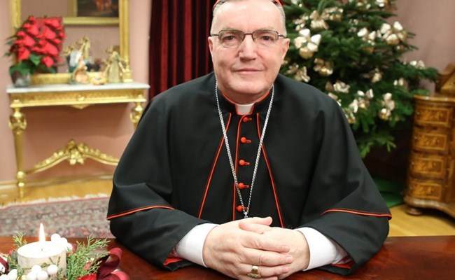 Božićna čestitka kardinala Bozanića posredstvom elektroničkih medija, Božić 2021.